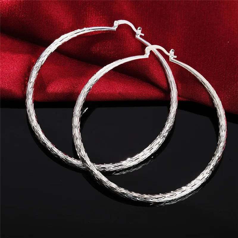 Новые Популярные 925 пробы серебряные узоры рыбы узоры кольца серьги для женщин Мода девушка ювелирные изделия распродажа - Окраска металла: Silver