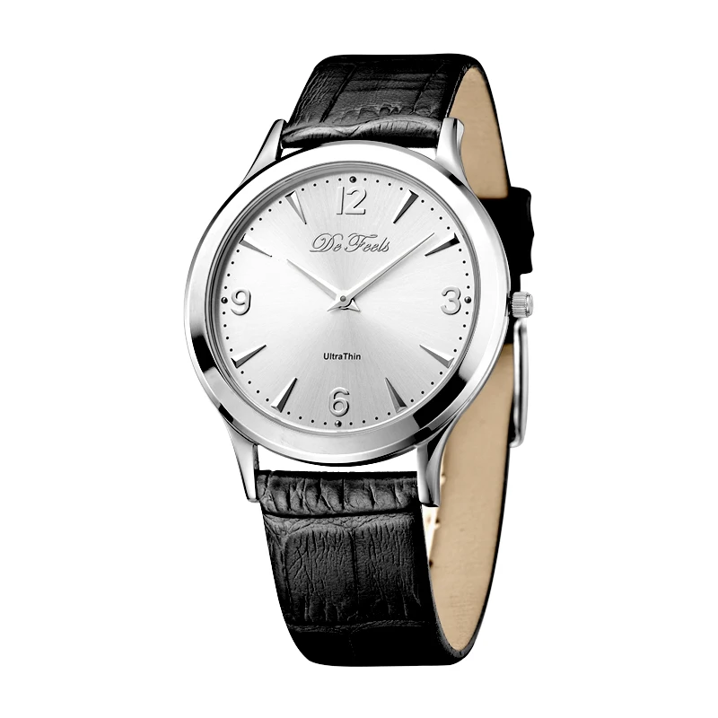 Saat ультра тонкие классические часы для мужчин бизнес сапфировое стекло кварцевые часы для мужчин s Нержавеющая сталь мужские наручные часы