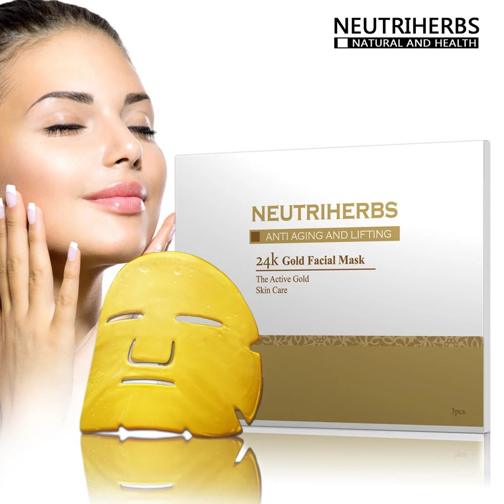 Neutriherbs Original 24K Gold Face Mask Sheet Mask Face Care Anti Aging