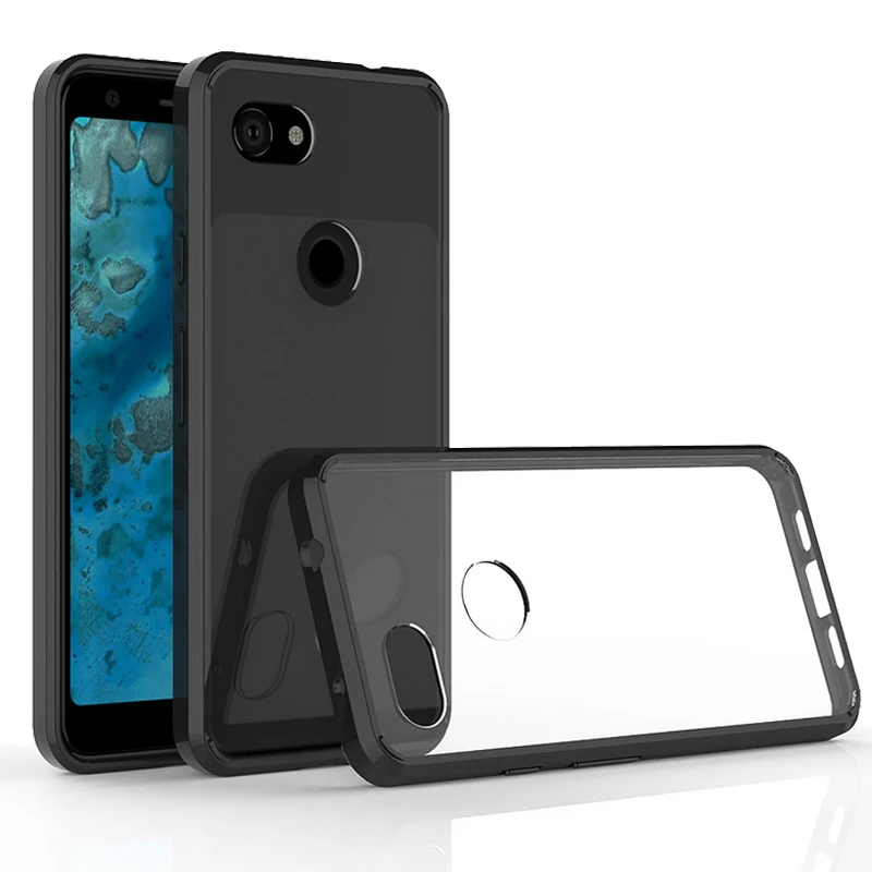 

For Google Pixel 3a Case Pixel3a 3 A Crystal Bumper Clear Hard Acrylic Phone Back Cover For Google Pixel 3 Lite Pixel3 3Lite