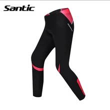 Santic Весна велосипедные штаны велосипедные колготки спортивные штаны Женская одежда для верховой езды на велосипеде узкие брюки для верховой езды L5C05058P