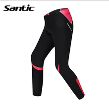 Santic Spring Cycling Pants Bicycle Bike Tights Trousers Sportswear Women Riding Cycling Clothing Tight Riding Pants L5C05058P