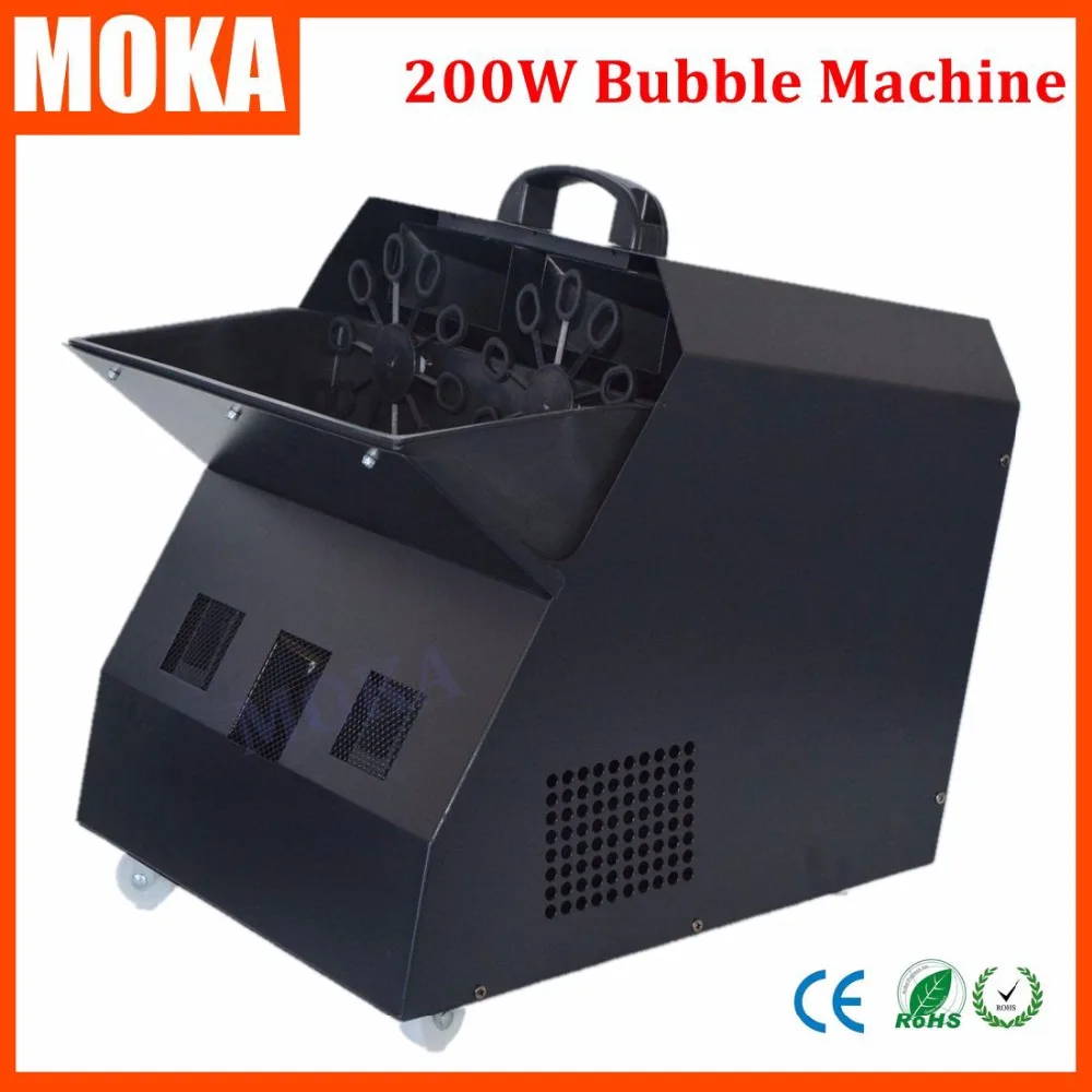 Large 200w Double Bubble Machine Remote Control Manual Blowing Bubble
