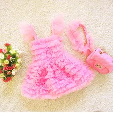 Летние Для детей, малышей бикини девушки милые купальники для малышей рябить лук принцесса цельный купальник с лентой От 1 до 9 лет