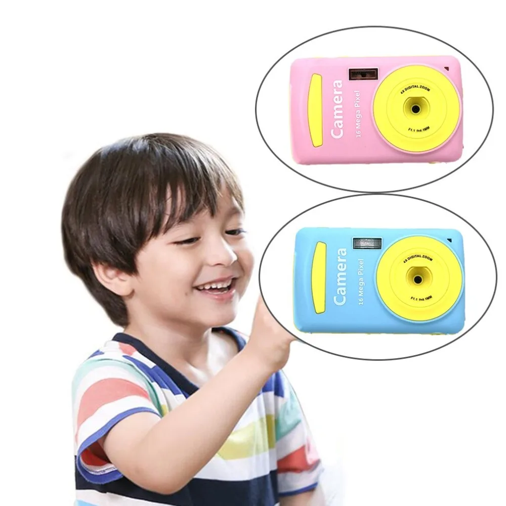 Детская прочная практичная камера 16 миллионов пикселей компактная домашняя цифровая камера портативные камеры для детей мальчиков и девочек