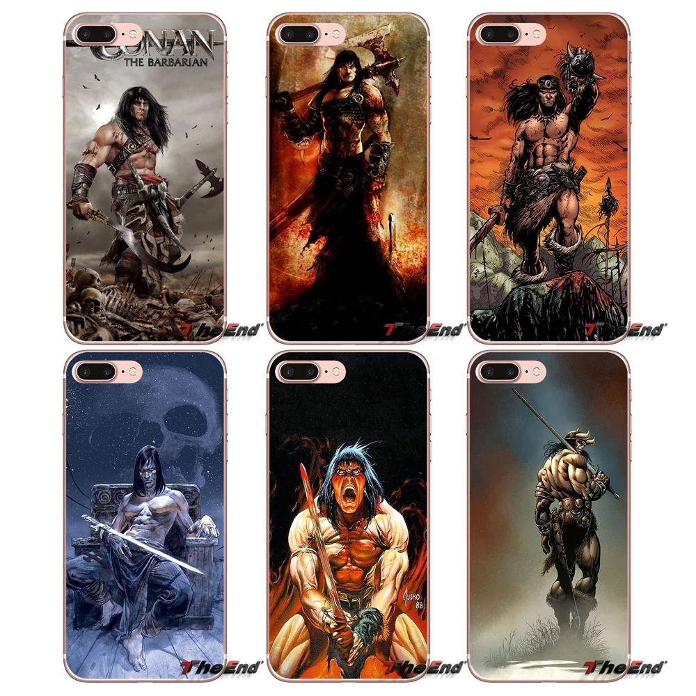 

The Way of Conan The Barbarian Soft Case For iPhone X 4 4S 5 5S 5C SE 6 6S 7 8 Plus Samsung Galaxy J1 J3 J5 J7 A3 A5 2016 2017