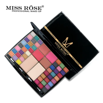 

Miss Rose Profession Shimmer Eye Shadow Palette Waterproof Eyeshadow Pallete Metallic Glitter Natural Makeup