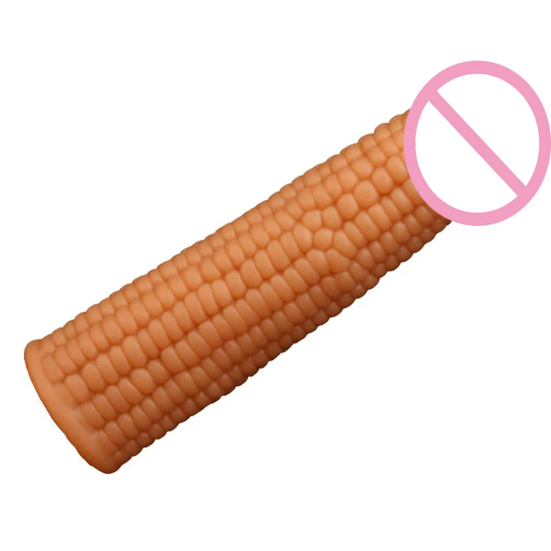 Кукурузный огурец Loofah увеличенные Мужские t презервативы для мужчин