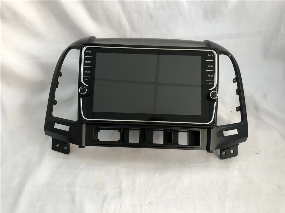 1024*600 Восьмиядерный 4G Android 9,1 2din автомобильный Радио DVD gps для hyundai Santa Fe 2006-2012 головное устройство радио Cessette рекордер 4 отверстия