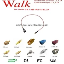 N мужской SMA Мужской кабель rg316, N, SMA rg316 кабель-удлинитель