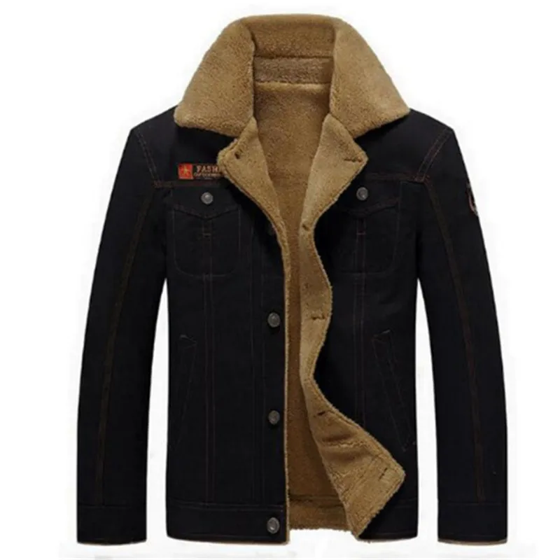 

2018 Men Jacket Coats Winter Military Bomber Jackets Male Jaqueta Masculina Fashion Denim Jacket Mens Coat