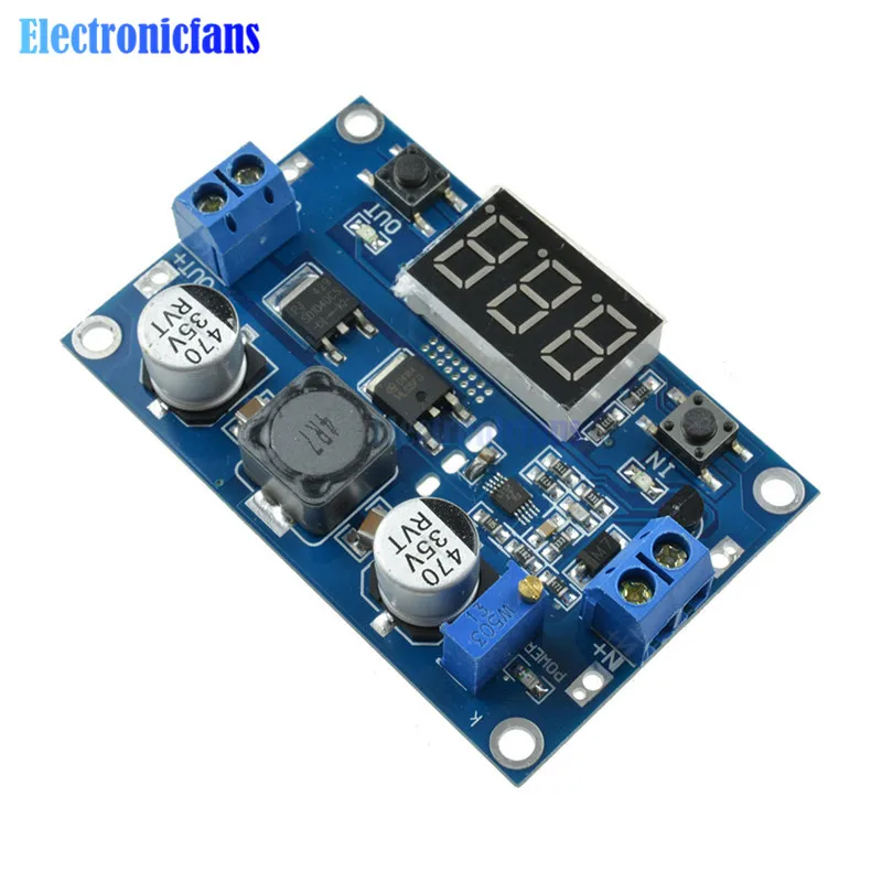 

DC 100W LTC1871 3-35V to 3.5~35V Boost Module Step Up Module Power Voltage Converter Regulated Power Supply With LED Voltmeter