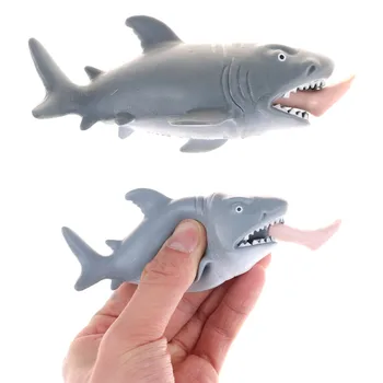 

1PCS Soft Squishi Toy Shark Funny Squeeze Stress Ball Alternative Humorous Light Hearted Decompression Toys