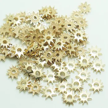 

SINUAN Antique Rivets Hot-Fix Spike Studs Gear Decorative Rivets Plating Metal Spikes Zinc Alloy Close-End Studs For Clothing