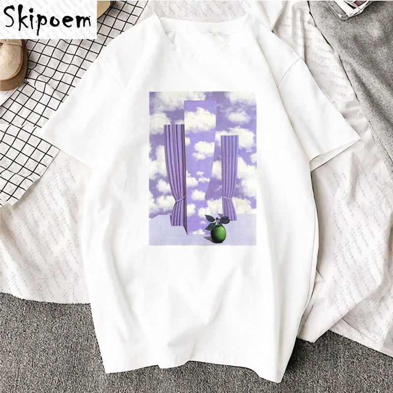 

New O Neck Modern Surreal Art Cotton T-Shirt Figure Printed Sleeve Fashion Casual Tops & Tees Brand Unisex Clothing