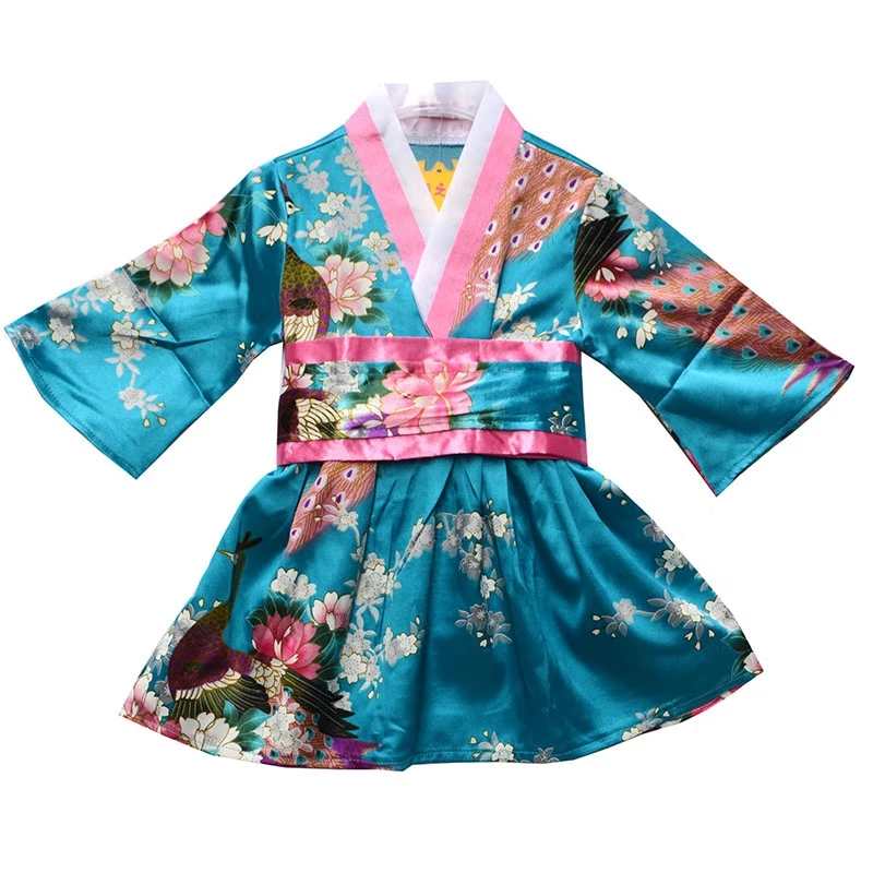 Новая детская одежда юката японское платье кимоно для девочек Детский костюм хаори традиционное японское кимоно japones