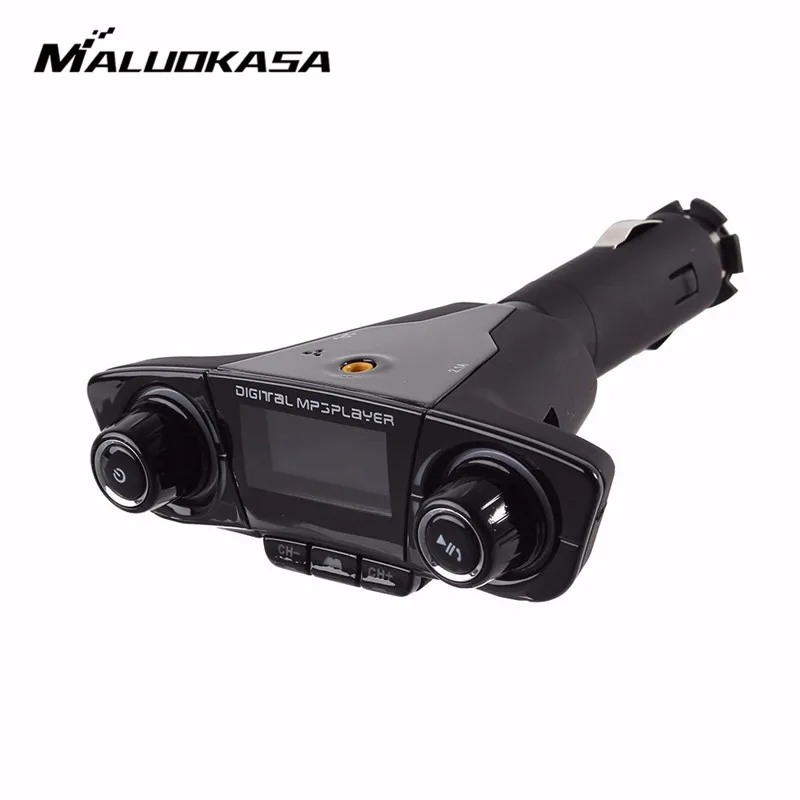 

MALUOKASA FM Transmitter Aux Modulator Bluetooth Handsfree Car Kit Car Audio MP3 Player with Smart Charge Dual USB Car Charger