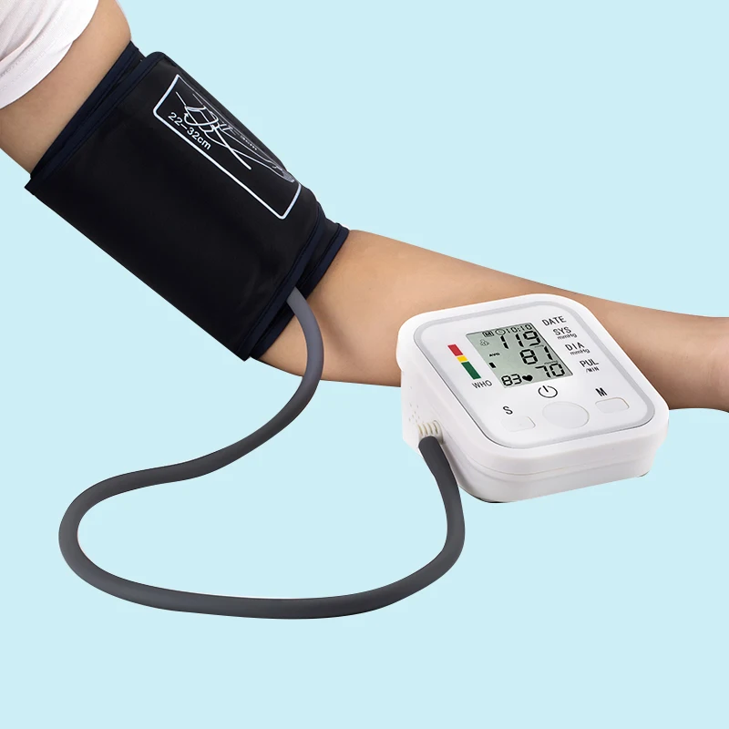 

Digital Large LCD Automatic Arm Electronic Blood Pressure Monitor English voice arm monitor
