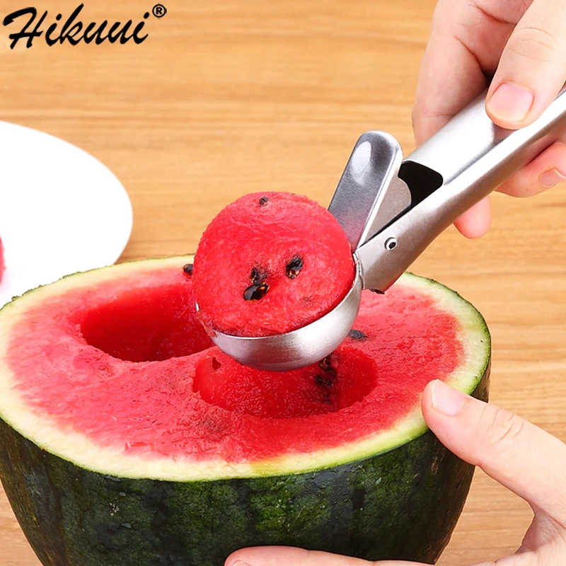 

Ice Cream Dig pulp Spoon Scoop Stainless Steel Stacks Summer Kitchen Accessories Tool Frozen Cookie Dough Watermelon Balls Spoon