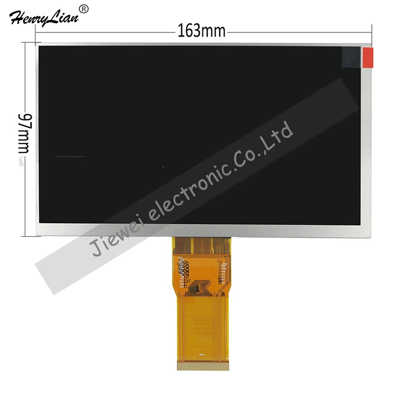 HENRYLIAN 7-inch 163*97 7300101463 E231732 HD 1024 * 600 LCD screen for cube U25GT tablet PC | Компьютеры и офис