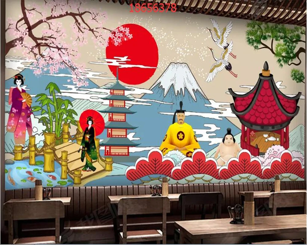 Пользовательские размеры ретро вкус HD японский ukiyoe дамы деревянная доска