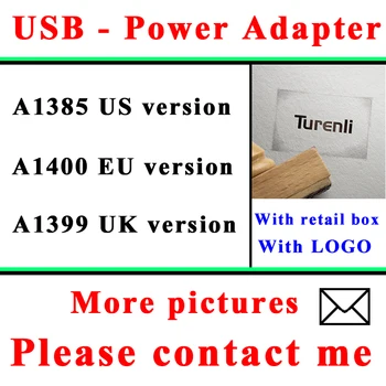 

100pcs/Lot Original Quality A1400/1385/1399 EU US UK Plug USB AC Power Adapter Wall Charger For ip 5 6 7 8 X XR XS MAX With box