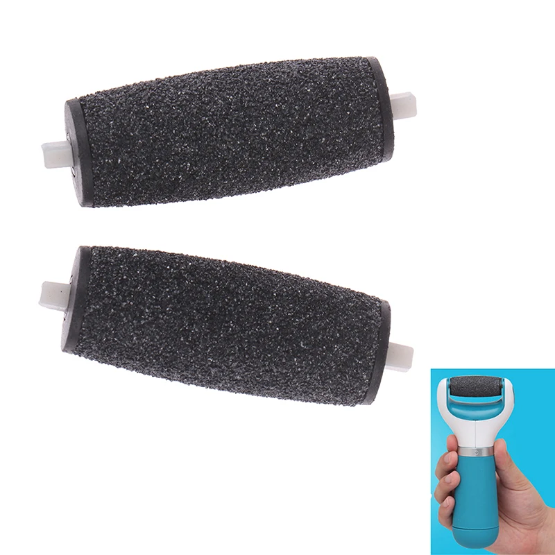 2pcs/bag Skin Remover Roller Heads Replacement Hard Dry Rough Foot Care Spa Repair Tool