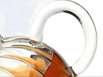 O. RoseLif Health термостойкий транспатент в форме тыквы стеклянный чайник с фильтром 600 мл бутылка для воды чайный набор кунг-фу