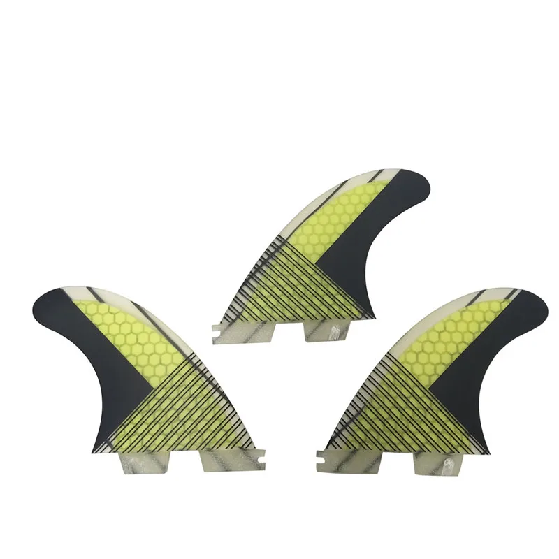 Набор плавников Tri fin FCS2 g5fin FCSII плавники для серфинга синий черный сотовый