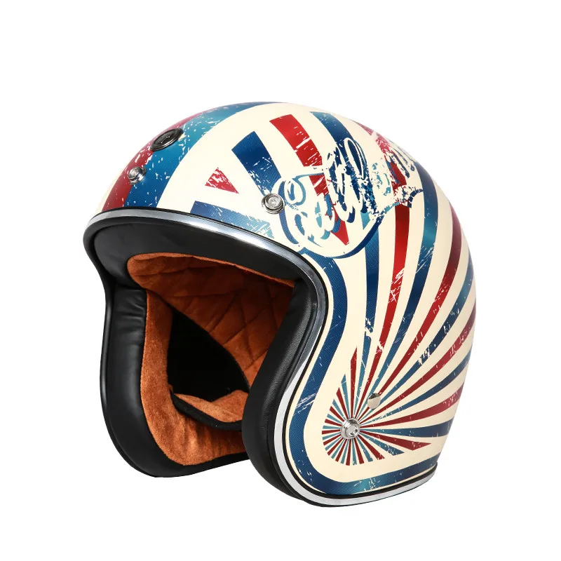 Universidad novia Comprometido Vintage motorcycle helmet TORC T50 open face helmet DOT approved half helmet  Retro moto casco capacete motociclistas capacete _ - AliExpress Mobile