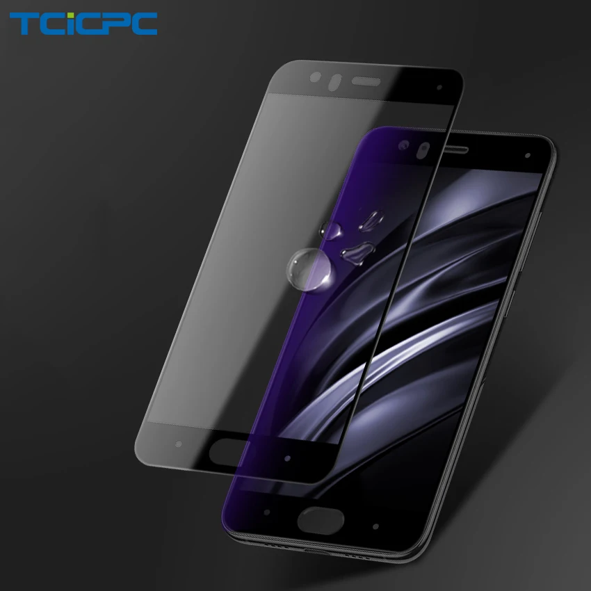 

TCICPC Glass For Xiaomi Mi 6 Tempered Glass Full Cover HD Clear 9H 2.5D Protective Glass For Xiaomi Mi6 Screen Protector Film