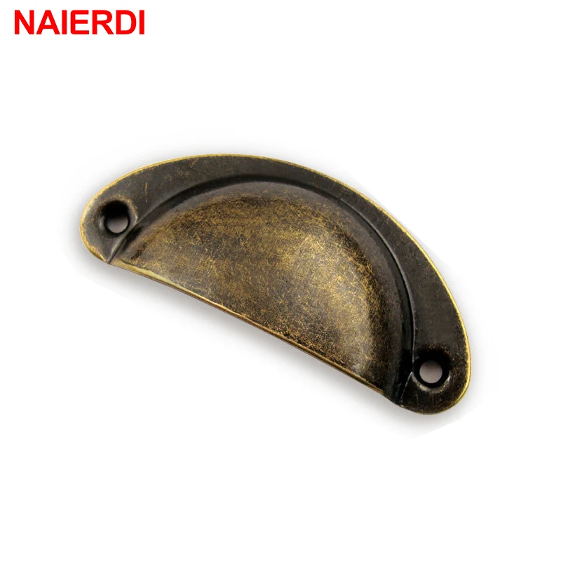 NAIERDI 2PCS Antique Handles Vintage Cabinet Knobs Retro Drawer Door Box Handle Cupboard Brass Frame Pull Furniture Hardware NAIERDI 2PCS Antique Handles Vintage Cabinet Knobs Retro Drawer Door Box Handle Cupboard Brass Frame Pull Furniture Hardware