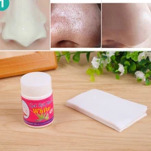 Natural aloe vera gel removedor de cravo nariz papel nariz adesivos aloe whiteheads acne profunda poro limpeza remoção máscara