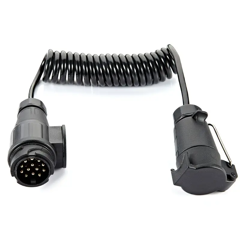 

13Pin Trailer Extension Cable 13 Core Trailer Plug Base With Trailer Extension Cable Connector 3m Trailerline Truck