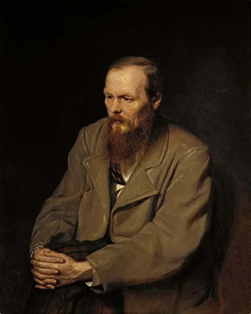 TOP ART painting #100% handpainted -Russian novelist, short story writer, essayist, journalist Fyodor Dostoevsky oil painting