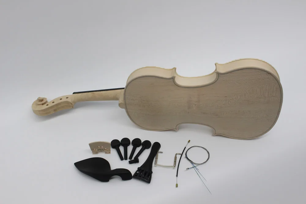 High-Quality Factory Unfinished White Violin