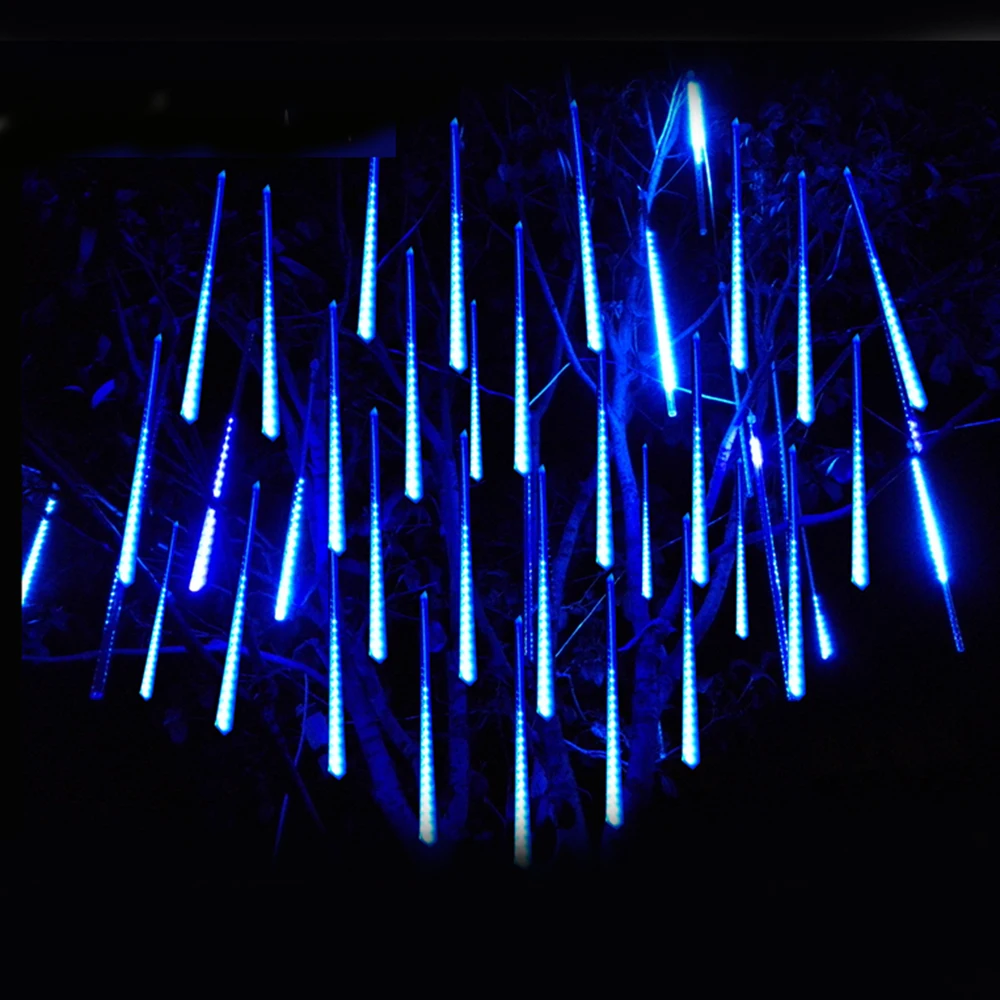 

8pcs/Set Led String Lamp 30CM Meteor Shower Rain Tubes AC110-240V Christmas String Light Outdoor Garden Wedding Party Holiday
