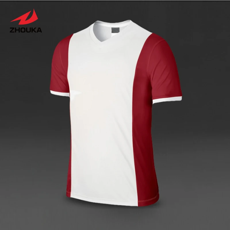 

Summer Style Top quality Sublimation Custom Soccer Tshirt V-neck Customized Name Number For Soccer Team Adult Kids sportswear