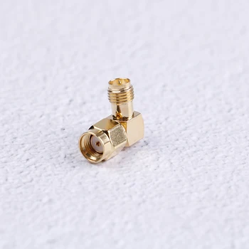 

RP SMA Brass Adapter RP.SMA Male Jack To RP SMA Female Jack Screw Thread Connector Right Angle RF SMA Adapter 90 Degrees