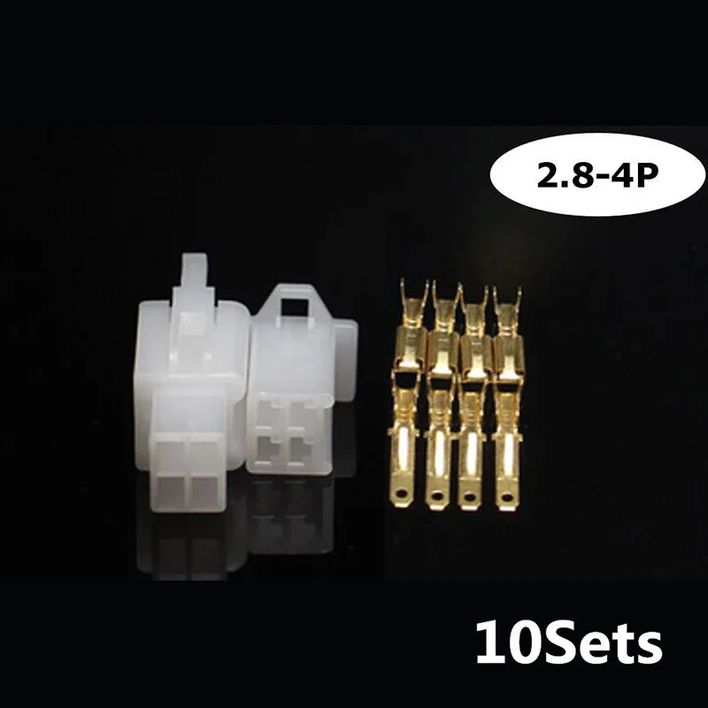 50 комплектов Авто Электрические 2,8 мм 2 3 4 6 контактный разъем провода терминал для автомобильного двигателя