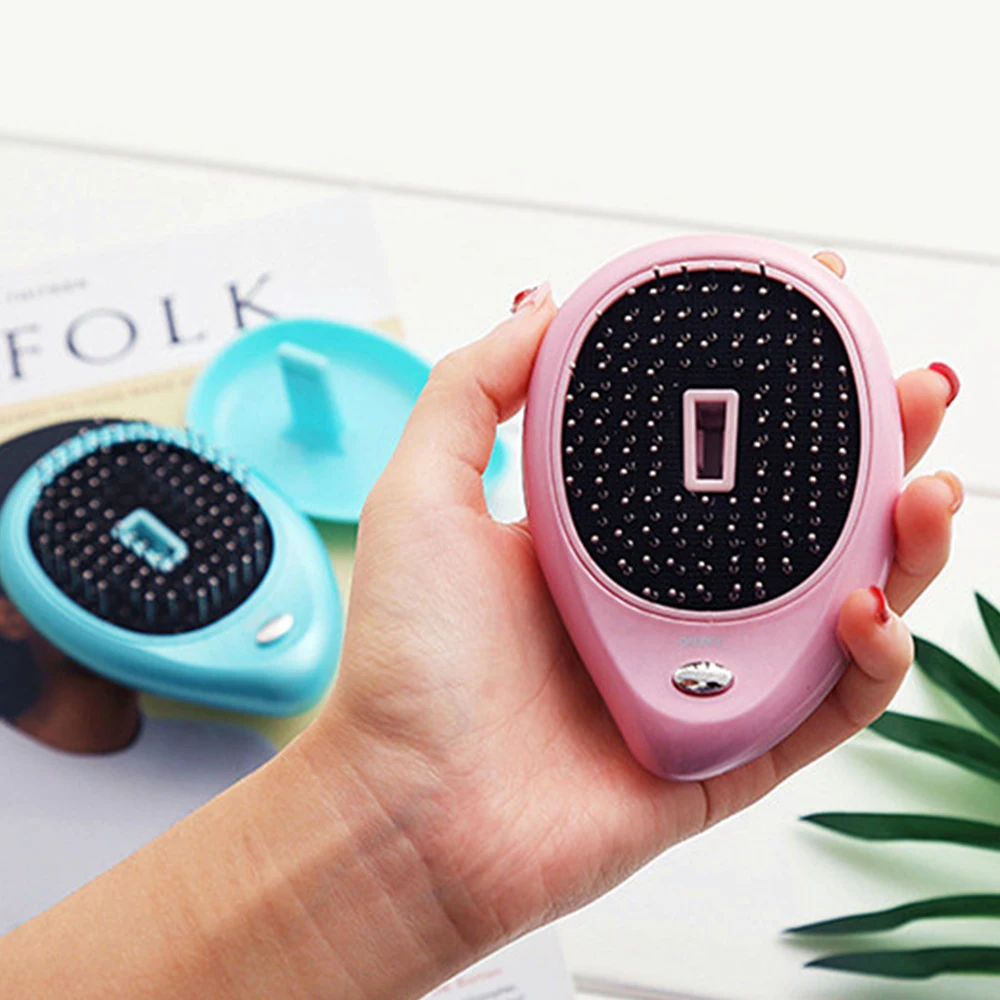 Portable Hair Brush Massage Negative Ion Care Mini Anti-Static Scalpcare Comb Modeling Styling Tools