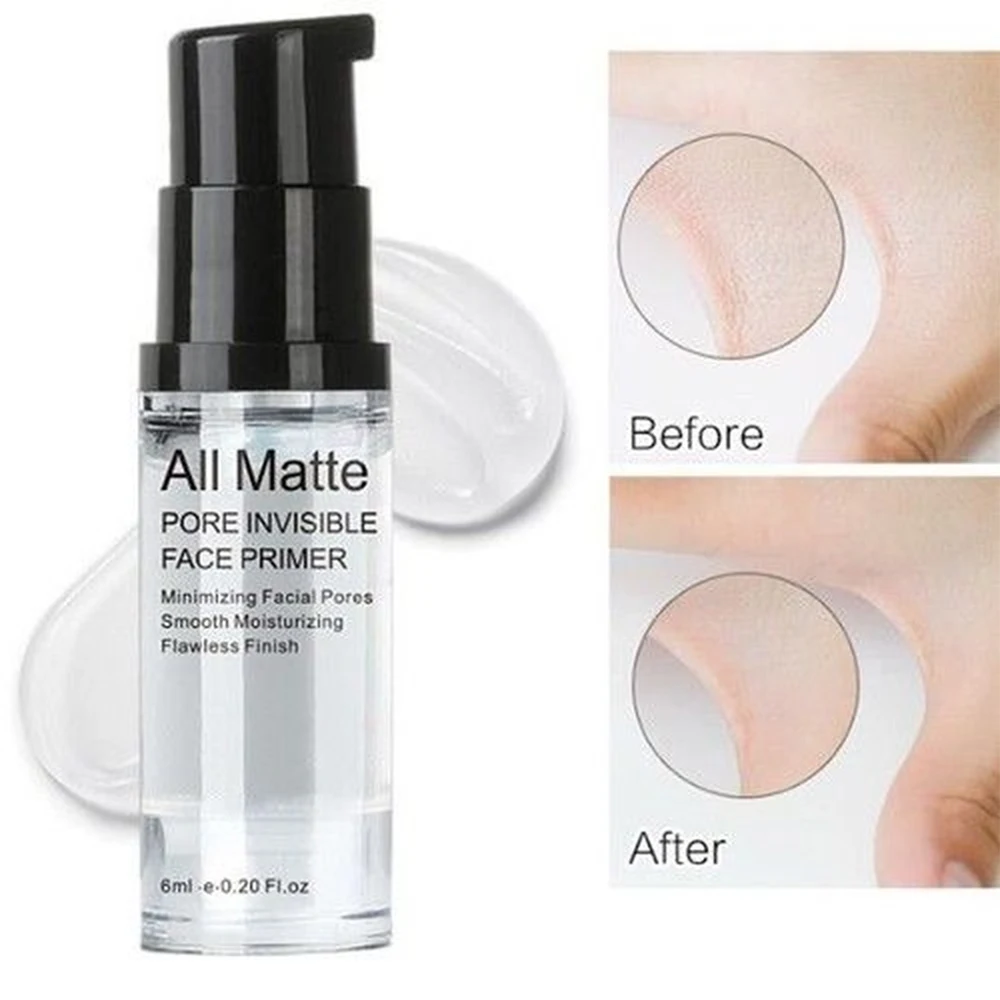 SACE LADY Face Primer Base Liquid Natural All Matte Foundation Pores Invisible Oil-control Base De Rosto Maquiagem Maquiagem