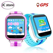 Дети безопасности anti потерянный трекер smart watch q750 q100 1.54 дюймов для детей gps-часы чрезвычайных для iphone & android pk q90