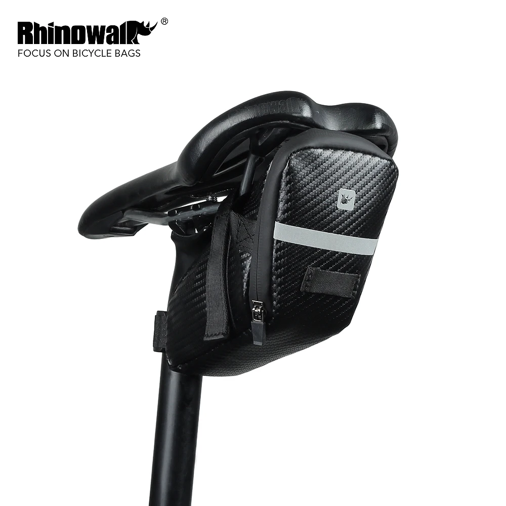 

RHINOWALK Bicycle Bag Bike Saddle Bag Waterproof Seatpost Storage Pouch Cycling Tail Rear Bag MTB Road Bike inner tube kit Case