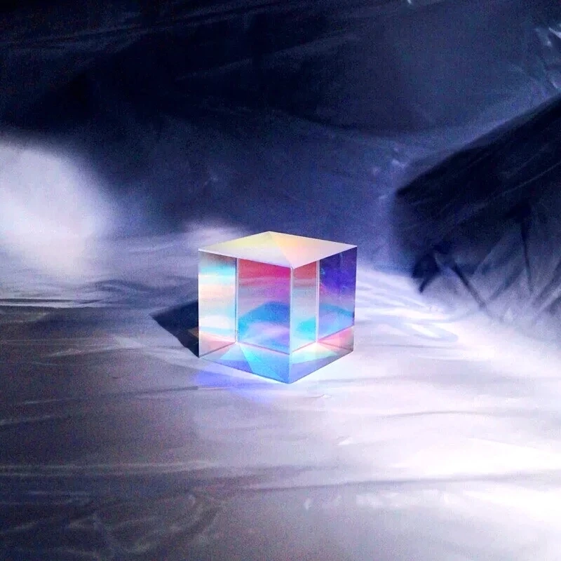 Прямая поставка 25*25*25 мм K9 X Cube четырехсторонний полированный призмовый
