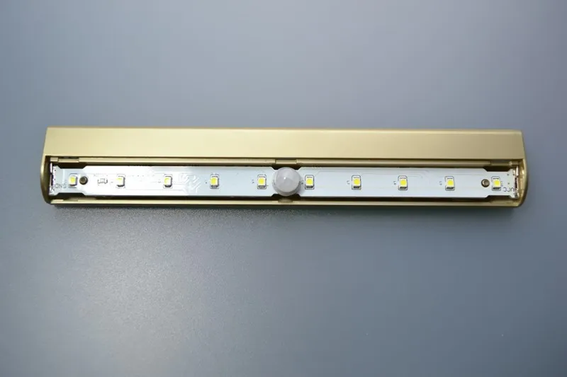 Домашний Беспроводной PIR датчик движения свет 10 светодиодная батарея мощный шкаф Wardobe ящик шкаф лампа ночные светильники ZYD0014