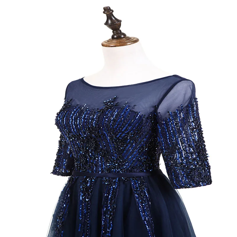 Forevergracedress винтажные темно-синие платья для матери невесты трапециевидные Свадебные платья большого размера на заказ