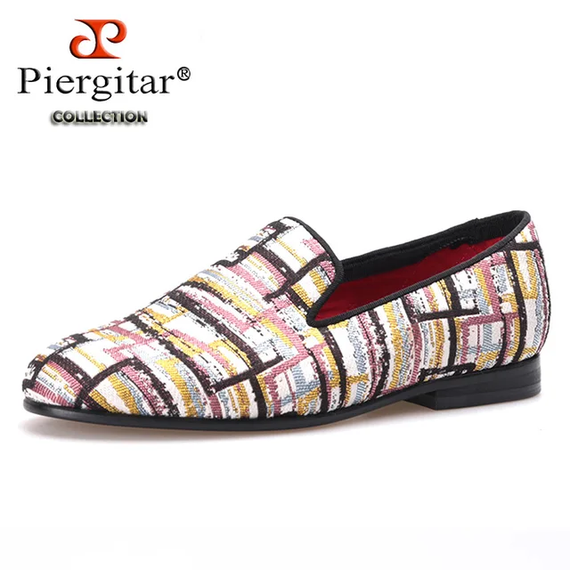 PIERGITAR de tela a cuadros para mujer, mocasines planos de tela jacquard a cuadros para mujer, zapatos de Envío Gratis|fabric shoes|shoes dress shoeshoes shoes - AliExpress