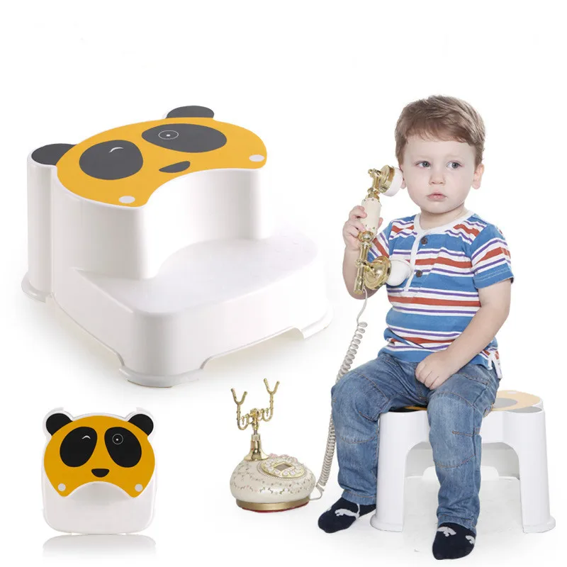 

Multifunction Children's Stool Cartoon Small Bench Kindergarten Stool Baby Double Layer Non-slip Step Stool Stool Wash Bench