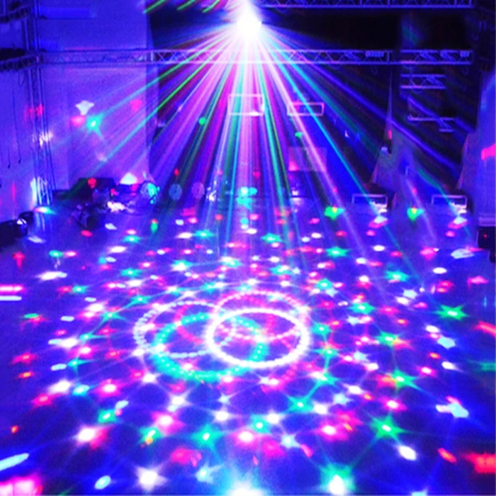 مصغرة 3 W RGB LED البلورة السحرية الكرة المرحلة تأثير الإضاءة مصباح حزب ديسكو نادي DJ مصباح بار تظهر 100- 240 V الاتحاد الأوروبي/الولايات المتحدة التو...